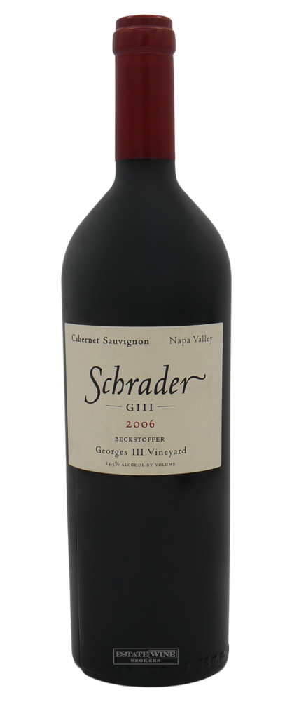 Schrader GIII Cabernet Sauvignon Beckstoffer Georges III Vineyard Napa Valley 2006 750ml - 2