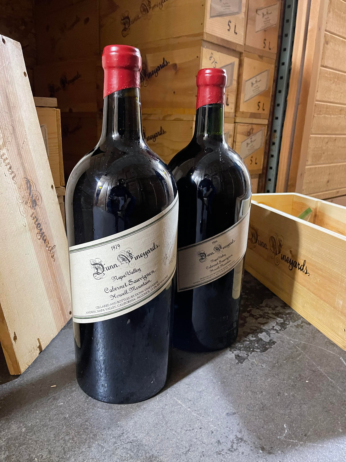A 26-bottle Vertical Of Dunn Cabernet Sauvignon Howell Mountain In 5000mls