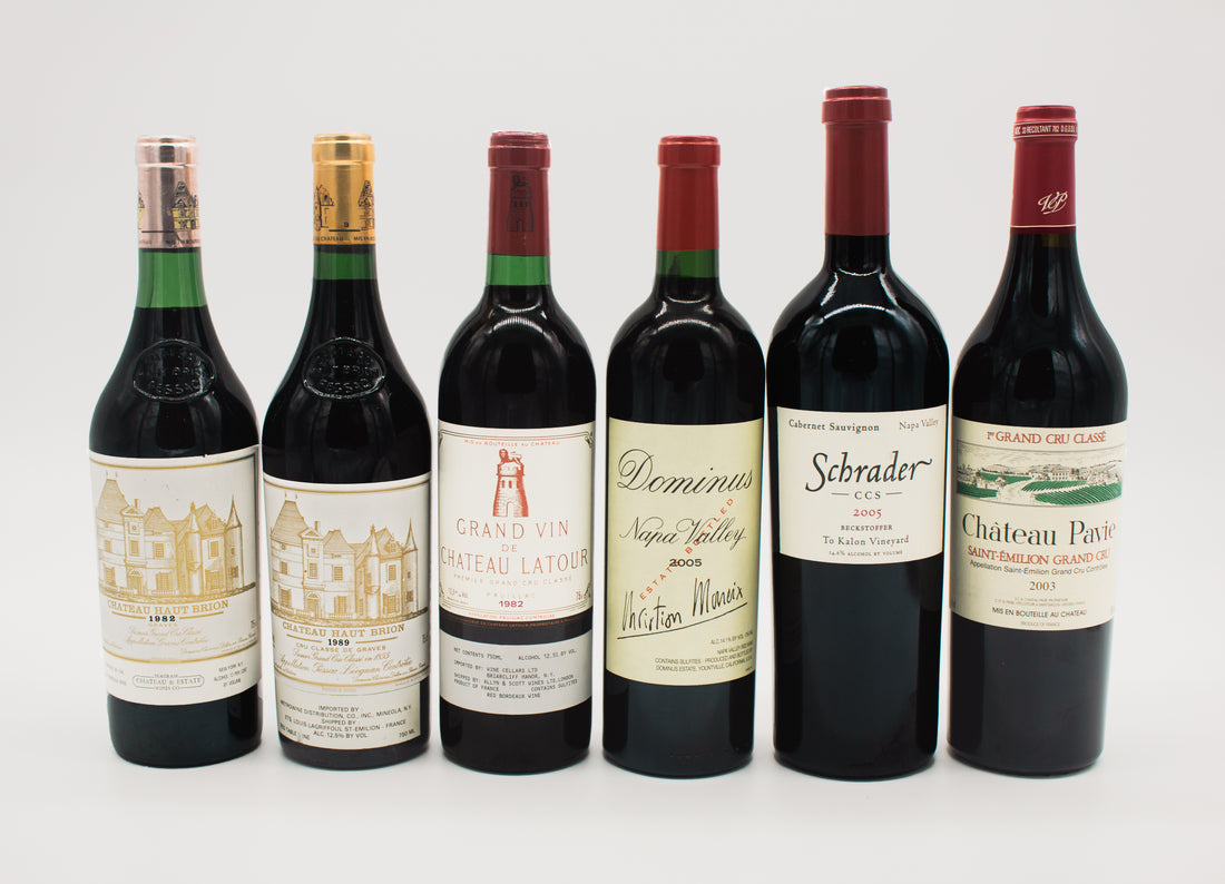 Magisterial New Cellar: Top Vintage First Growths & California Cults