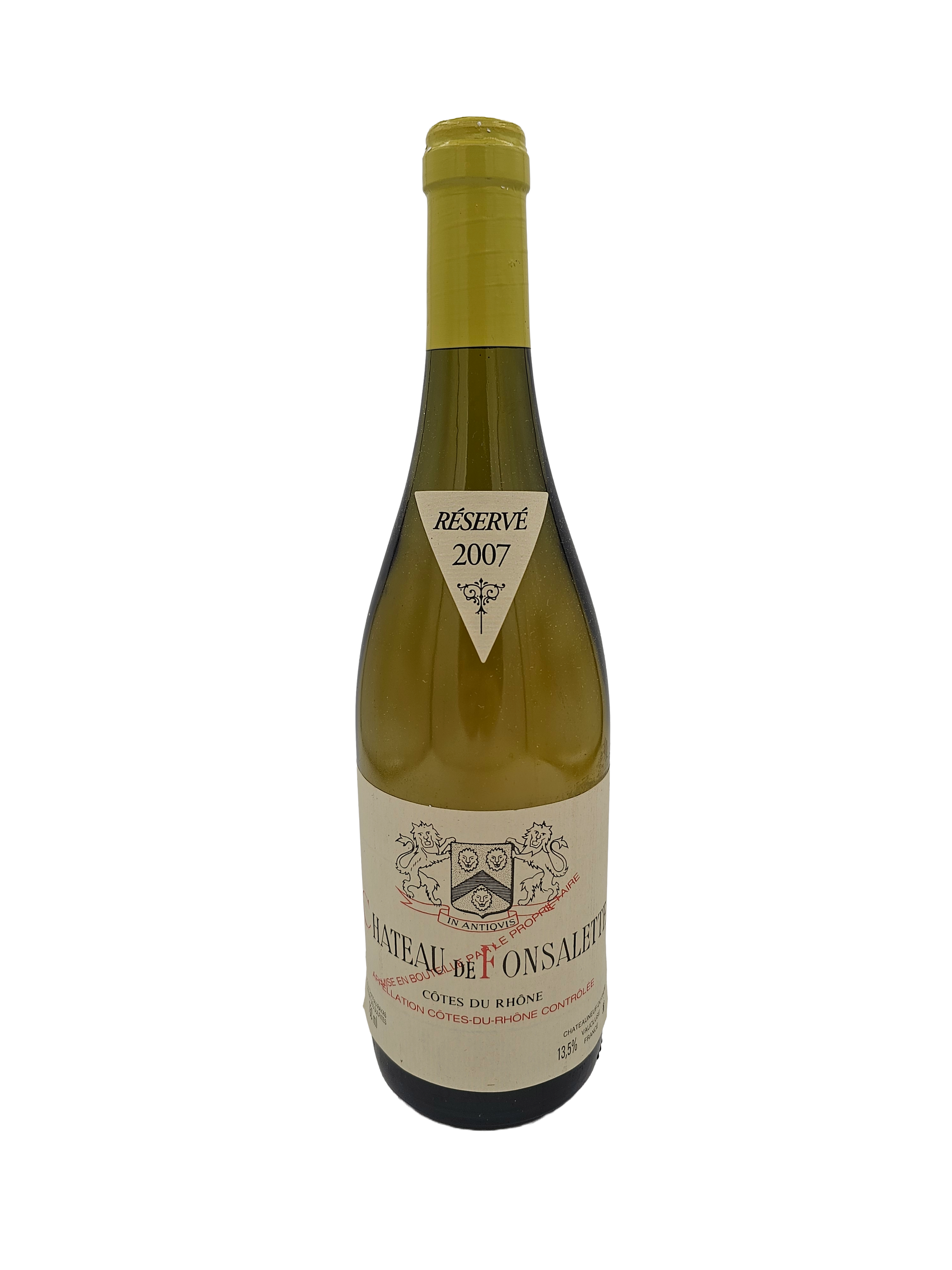 Chateau Rayas Cotes du Rhone Fonsalette Blanc 2007 750ml - 1