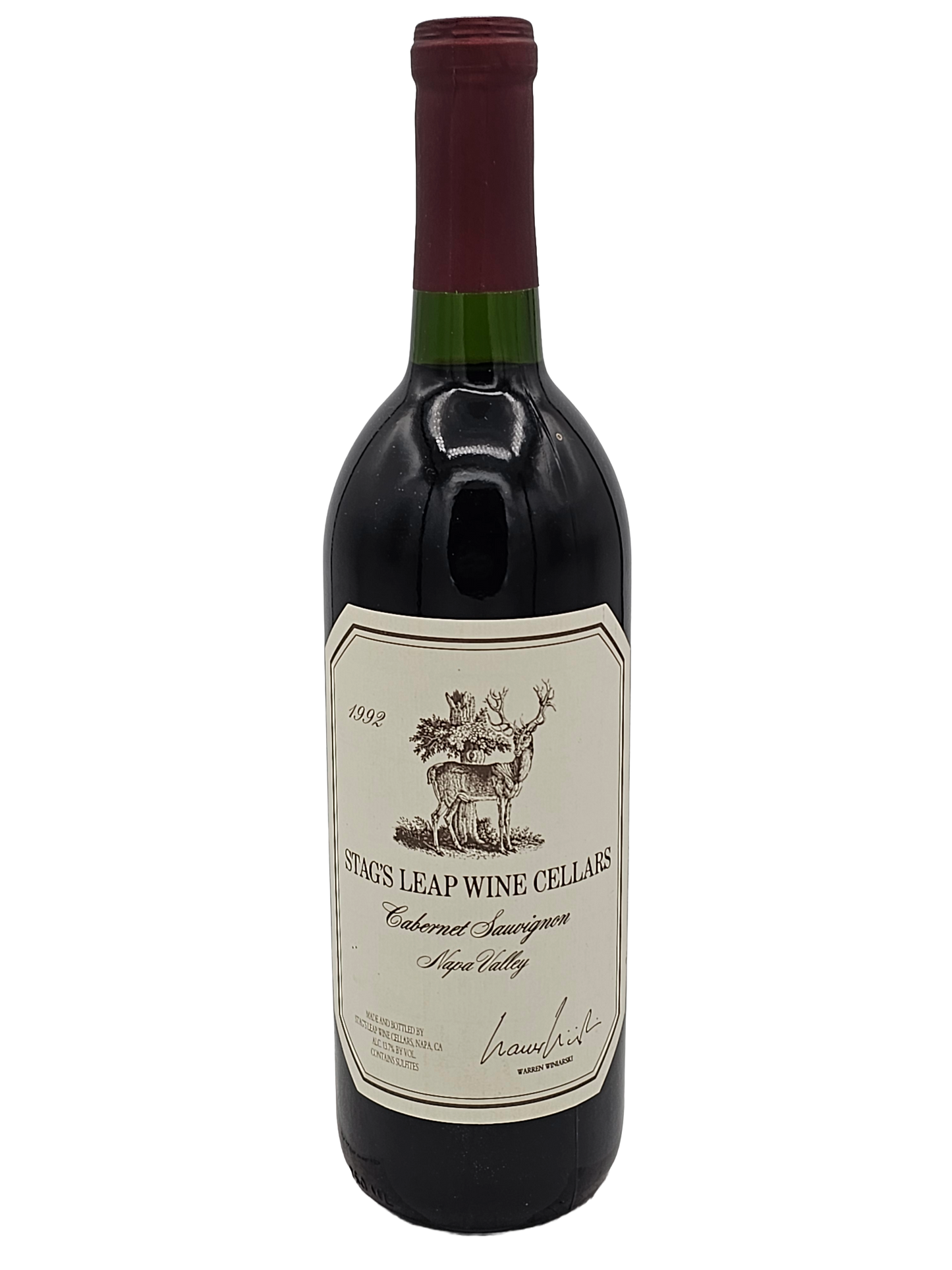 Stag's Leap Wine Cellars Cabernet Sauvignon Napa Valley 1992 750ml - 1
