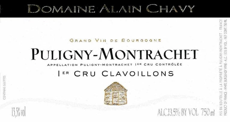 Domaine Alain Chavy Puligny-Montrachet Le Clavaillon 1er Cru 2010 750ml - 1