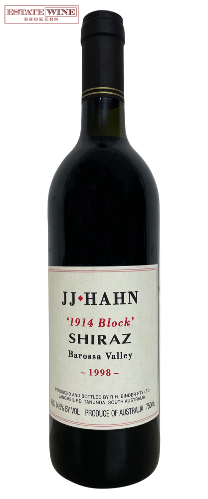 JJ Hahn 1914 Block Shiraz Barossa Valley 1998 750ml - 1