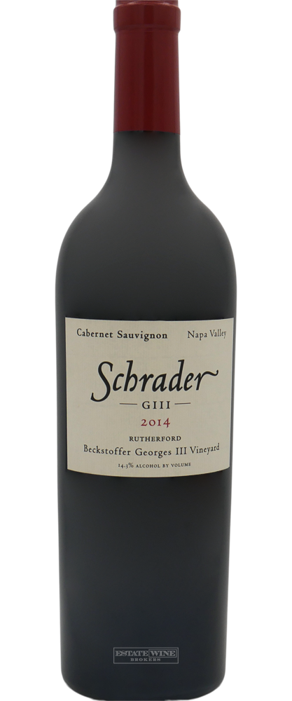Schrader GIII Cabernet Sauvignon Beckstoffer Georges III Vineyard Napa Valley 2014 750ml - 1