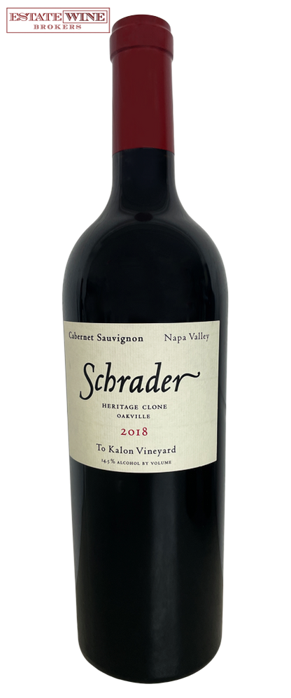 Schrader Cabernet Sauvignon Heritage Clone To Kalon Vineyard Oakville 2018 750ml - 2