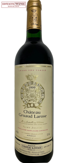 Gruaud Larose 1999 750ml [Stained label] - 1