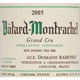 Domaine Ramonet Batard Montrachet Grand Cru 2005 750ml - 1