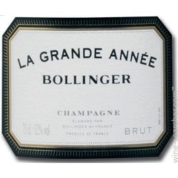 Bollinger La Grande Annee Champagne Brut 2014 750ml - 1