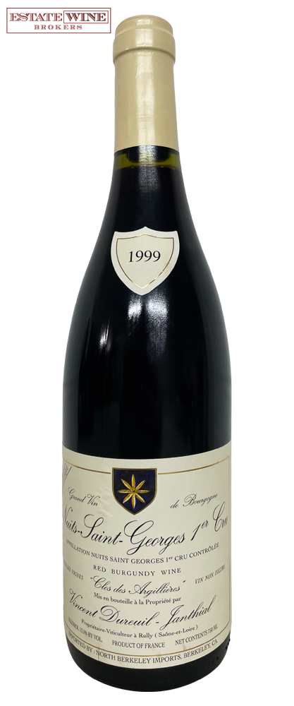 Domaine Vincent Dureuil Janthial Nuits Saint Georges Clos des Argillieres 1er Cru 1999 750ml - 2