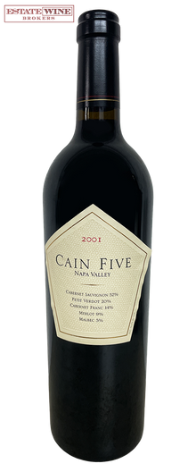 Cain Five Spring Mountain 2001 750ml - 1