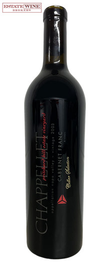 Chappellet Cabernet Franc Pritchard Hill Estate Vineyard 2003 750ml - 1