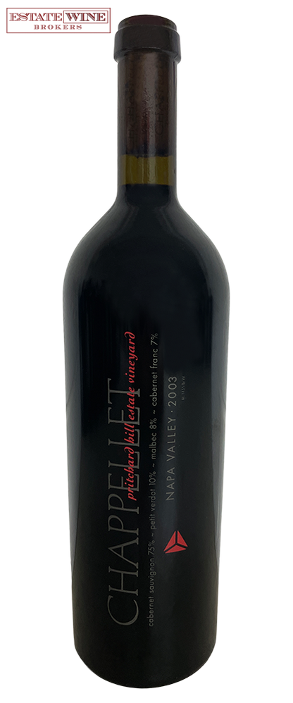 Chappellet Cabernet Sauvignon Pritchard Hill Estate Vineyard 2003 750ml - 2