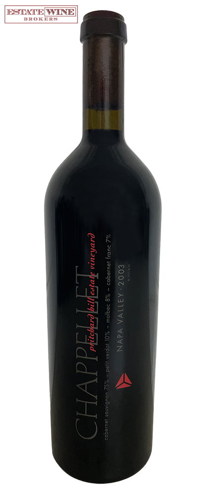 Chappellet Cabernet Sauvignon Pritchard Hill Estate Vineyard 2003 750ml - 1