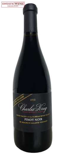Charles Krug  Pinot Noir Dr. Maurice Galante Green Valley of Russian River Valley 2012 750ml - 2
