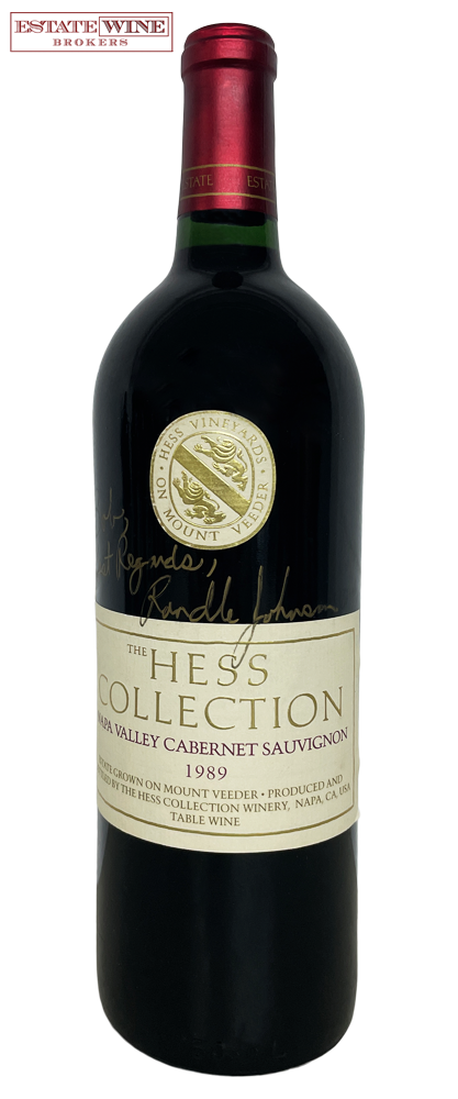 Hess Collection Cabernet Sauvignon Mount Veeder 1989 750ml [Signed Bottle] - 1