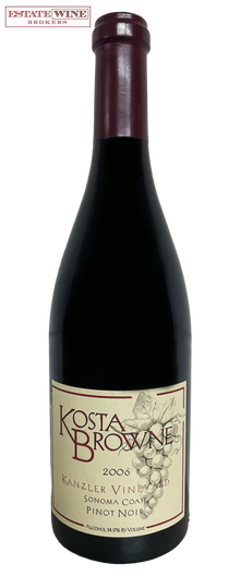 Kosta Browne Pinot Noir Kanzler Vineyard Sonoma Coast 2006 750ml - 2