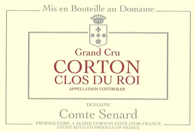 Domaine Comte Senard Corton Clos du Roi Grand Cru 2005 750ml - 1