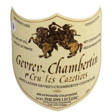 Domaine Philippe Leclerc Gevrey Chambertin Les Cazetiers 1er Cru 1985 750ml - 1