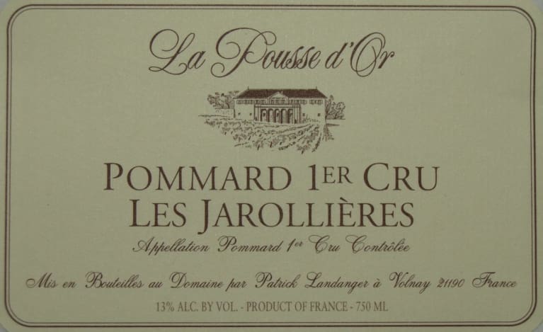 Domaine de la Pousse d'Or Pommard Les Jarollieres 1er Cru 2010 750ml - 1