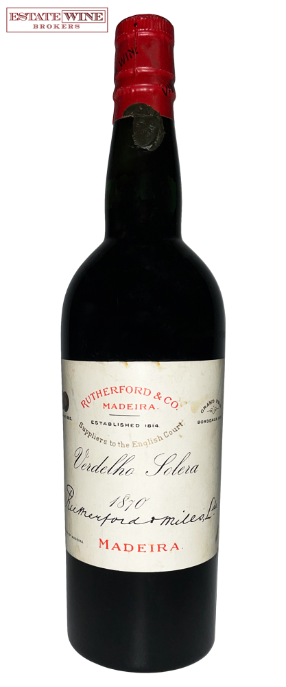 Rutherford & Co Verdelho Solera Madeira 1870 750ml - 1