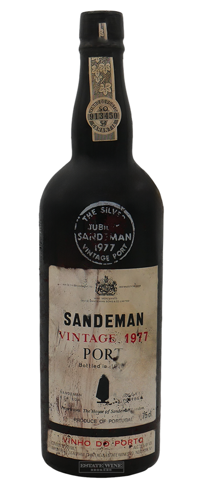 Sandeman Vintage Port 1977 750ml [Stained Label] - 2
