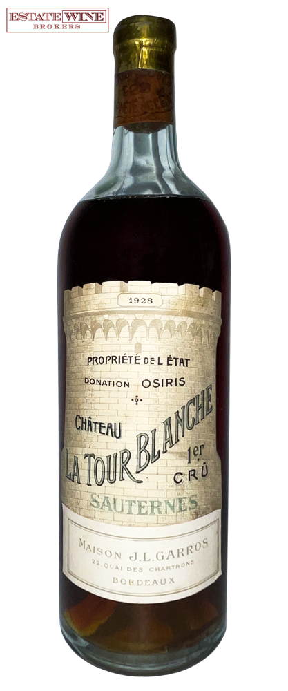 La Tour Blanche Sauternes 1928 750ml [mid shoulder] - 1