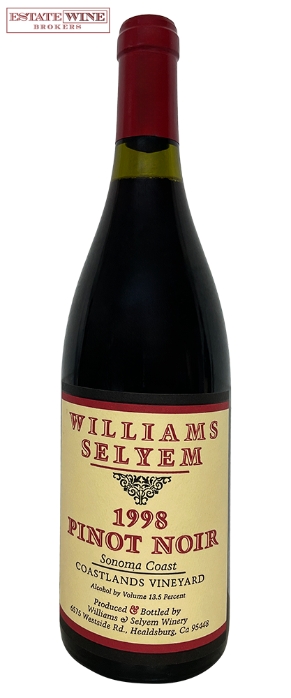 Williams Selyem Pinot Noir Coastlands Vineyard 1998 750ml - 1