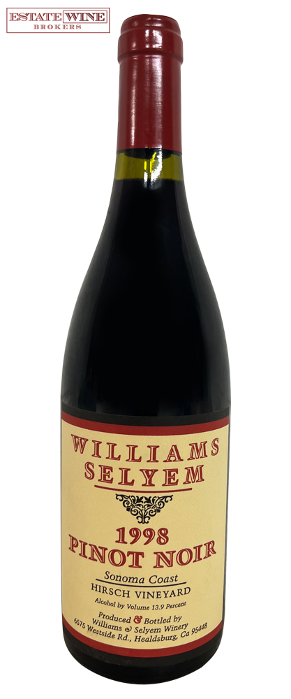 Williams Selyem Pinot Noir Hirsch Vineyard 1998 750ml - 1