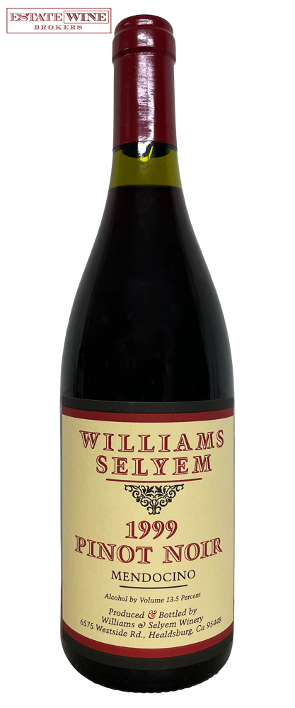 Williams Selyem Pinot Noir Mendocino 1999 750ml - 1