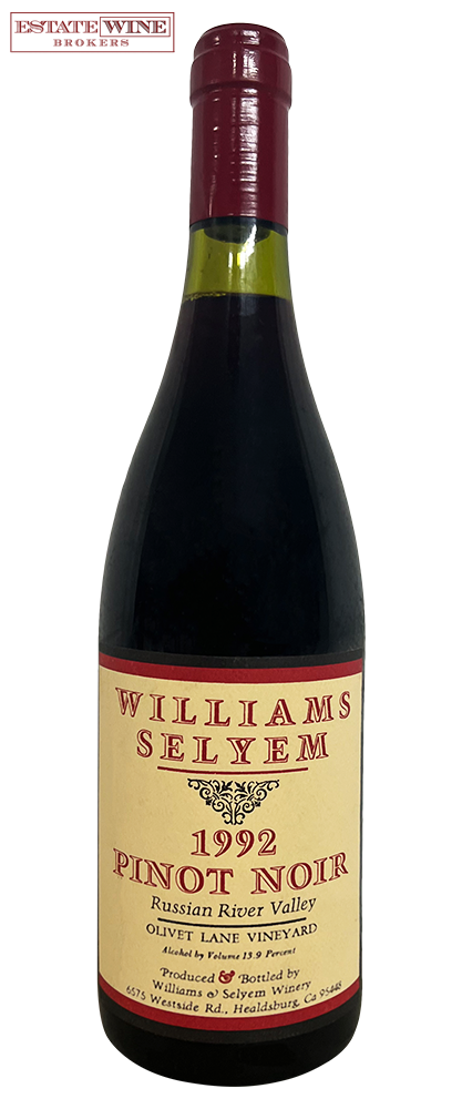 Williams Selyem Pinot Noir Olivet Lane Vineyard 1992 750ml - 1