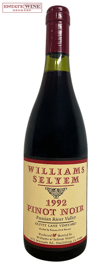 Williams Selyem Pinot Noir Olivet Lane Vineyard 1992 750ml - 1