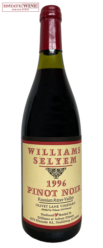 Williams Selyem Pinot Noir Olivet Lane Vineyard 1996 750ml - 1