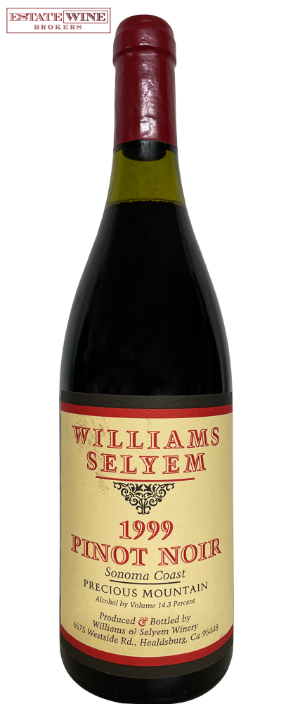 Williams Selyem Pinot Noir Precious Mountain Vineyard 1999 750ml - 1