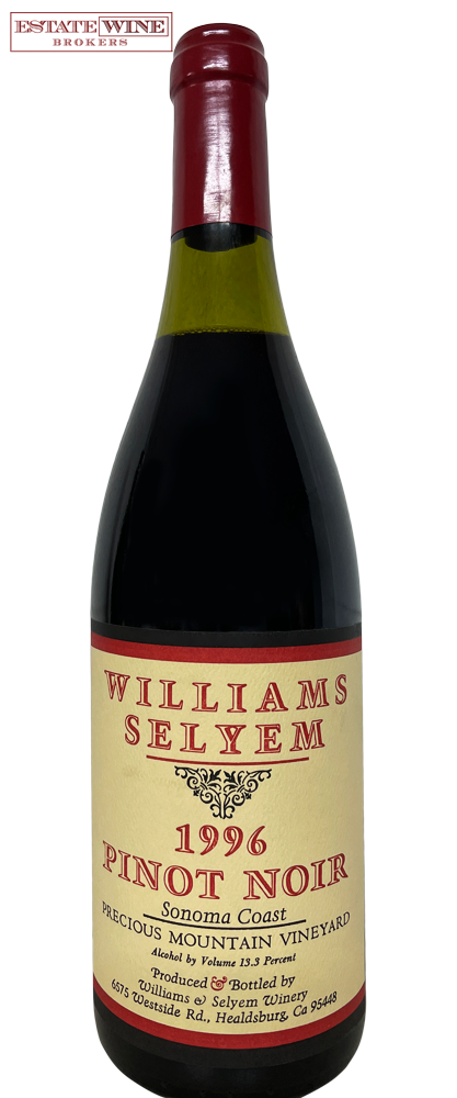 Williams Selyem Pinot Noir Precious Mountain Vineyard 1996 750ml - 1