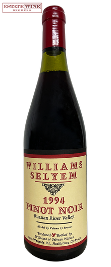 Williams Selyem Pinot Noir Russian River Valley 1994 750ml - 1