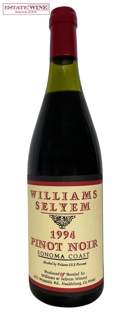 Williams Selyem Pinot Noir Sonoma Coast 1994 750ml - 1