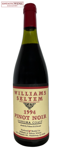 Williams Selyem Pinot Noir Sonoma Coast 1994 750ml - 1