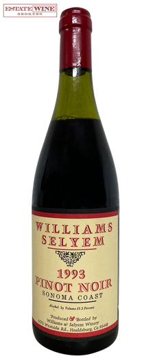 Williams Selyem Pinot Noir Sonoma Coast 1993 750ml - 1