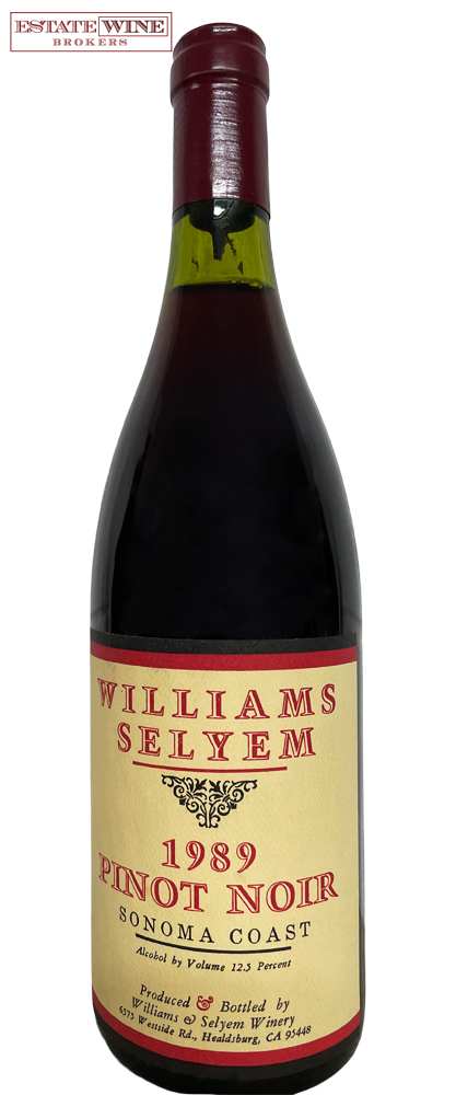 Williams Selyem Pinot Noir Sonoma Coast 1989 750ml - 1