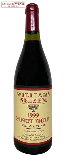 Williams Selyem Pinot Noir Sonoma Coast 1999 750ml - 1