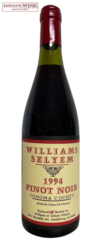 Williams Selyem Pinot Noir Sonoma County 1994 750ml - 1