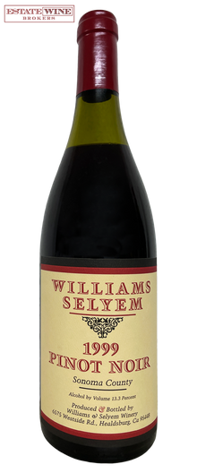 Williams Selyem Pinot Noir Sonoma County 1999 750ml - 1