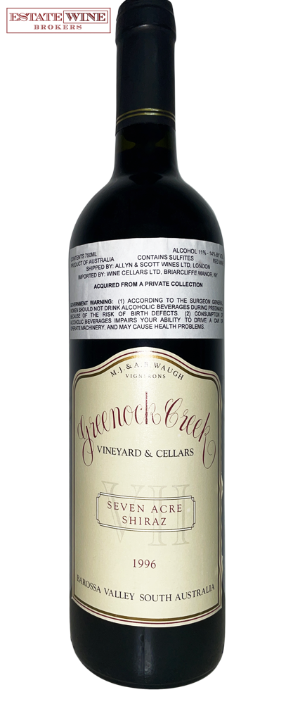 Greenock Creek Shiraz Seven Acre Barossa Valley 1996 750ml - 1