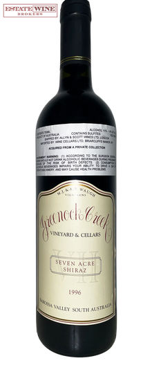 Greenock Creek Shiraz Seven Acre Barossa Valley 1996 750ml - 1