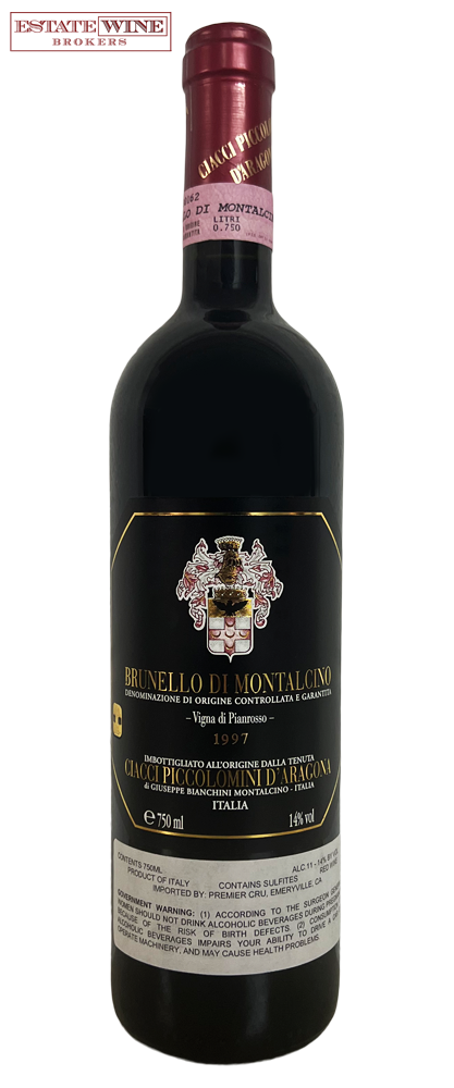 Ciacci Piccolomini d'Aragona Brunello di Montalcino Vigna di Pianorosso 1997 750ml - 1