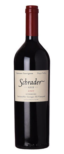 Schrader GIII Cabernet Sauvignon Beckstoffer Georges III Vineyard 2007 750ml - 1