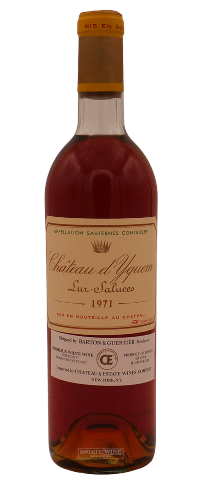 d'Yquem 1971 750ml - 2