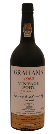 Graham's Vintage Port 1963 750ml - 1