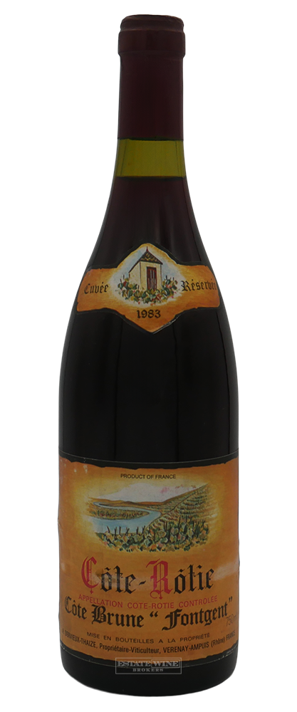 Dervieux-Thaize Cote Rotie Cote Brune Fontgent 1983 750ml - 1