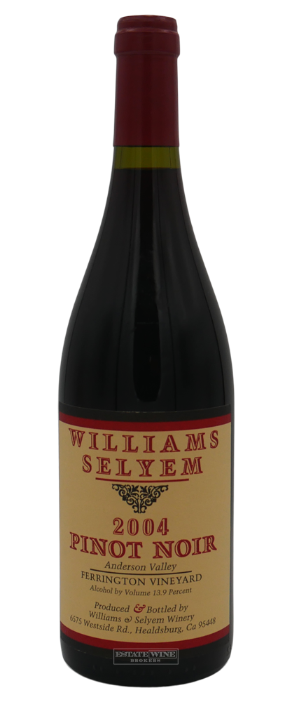 Williams Selyem Pinot Noir Ferrington Vineyard Anderson Valley 2004 750ml - 1